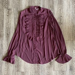 Free People Ruffle Blouse